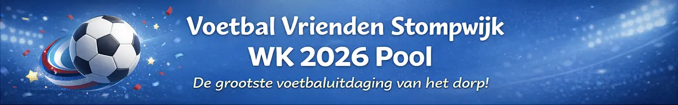 Voetbal Vrienden Stompwijk WK 2026 Pool